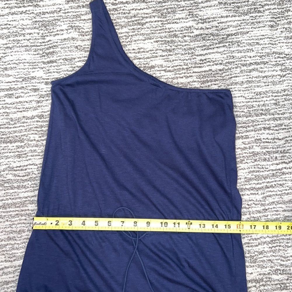 NWT APIECE APART MARAMAR ONE SHOULDER TEE DRESS NAVY Small - Picture 10 of 15